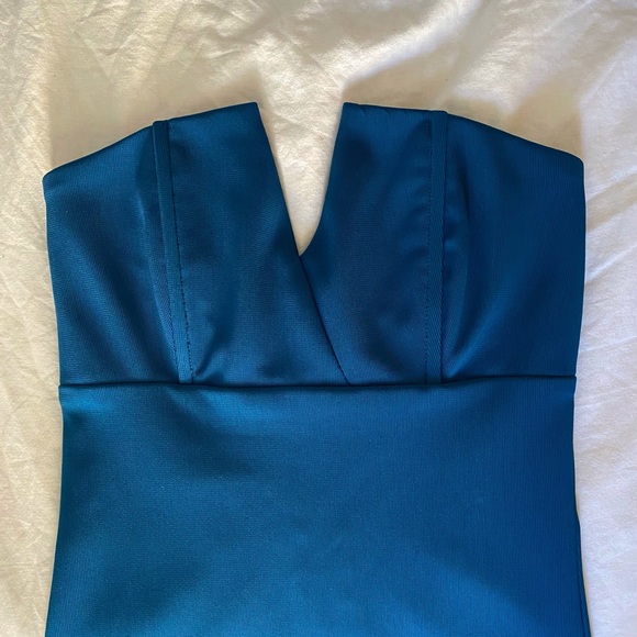 Teal Y2K Mini Dress - Picture 6 of 8
